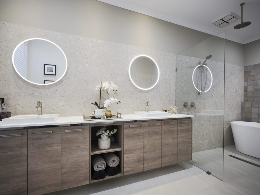 AVIA Homes residential project – ensuite vanity and shower sealing – SR Joint Sealer