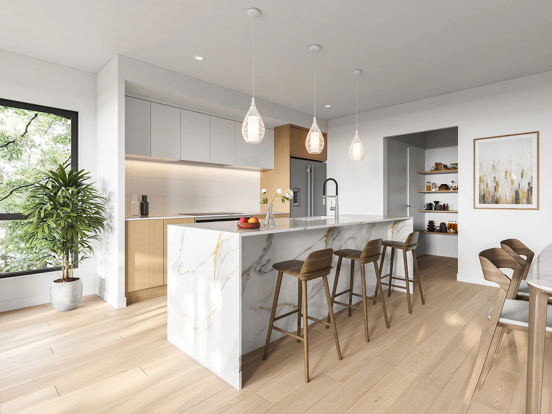 AVIA Homes residential project – kitchen island and benchtop joints – SR Joint Sealer