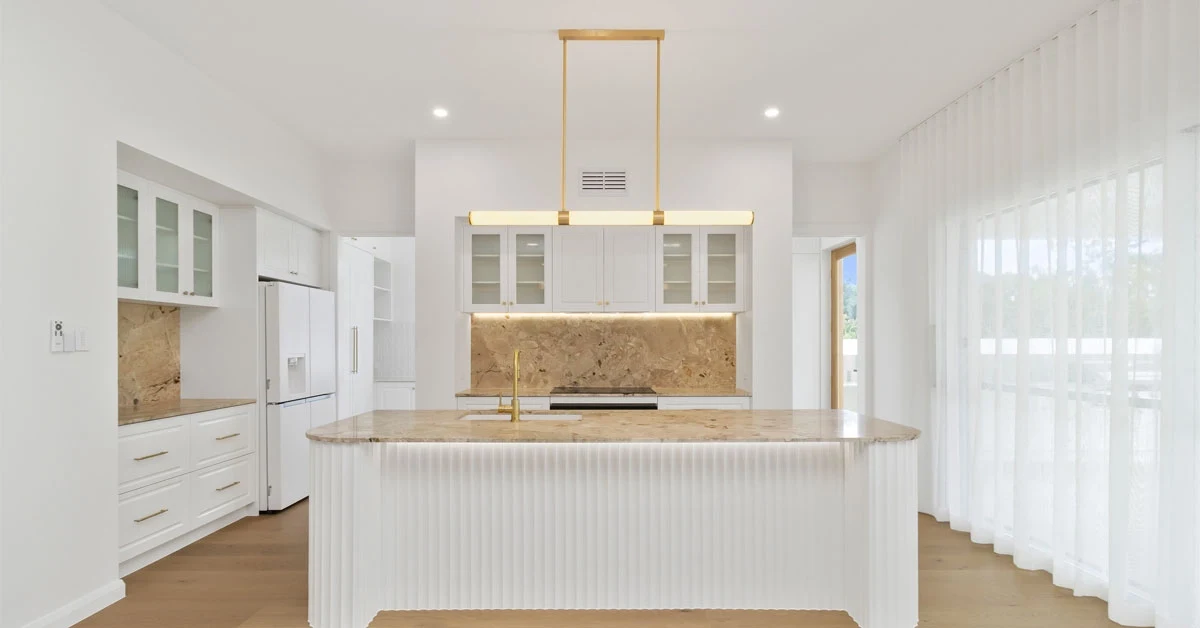 AVIA Homes residential project – kitchen joinery and benchtop junctions – SR Joint Sealer