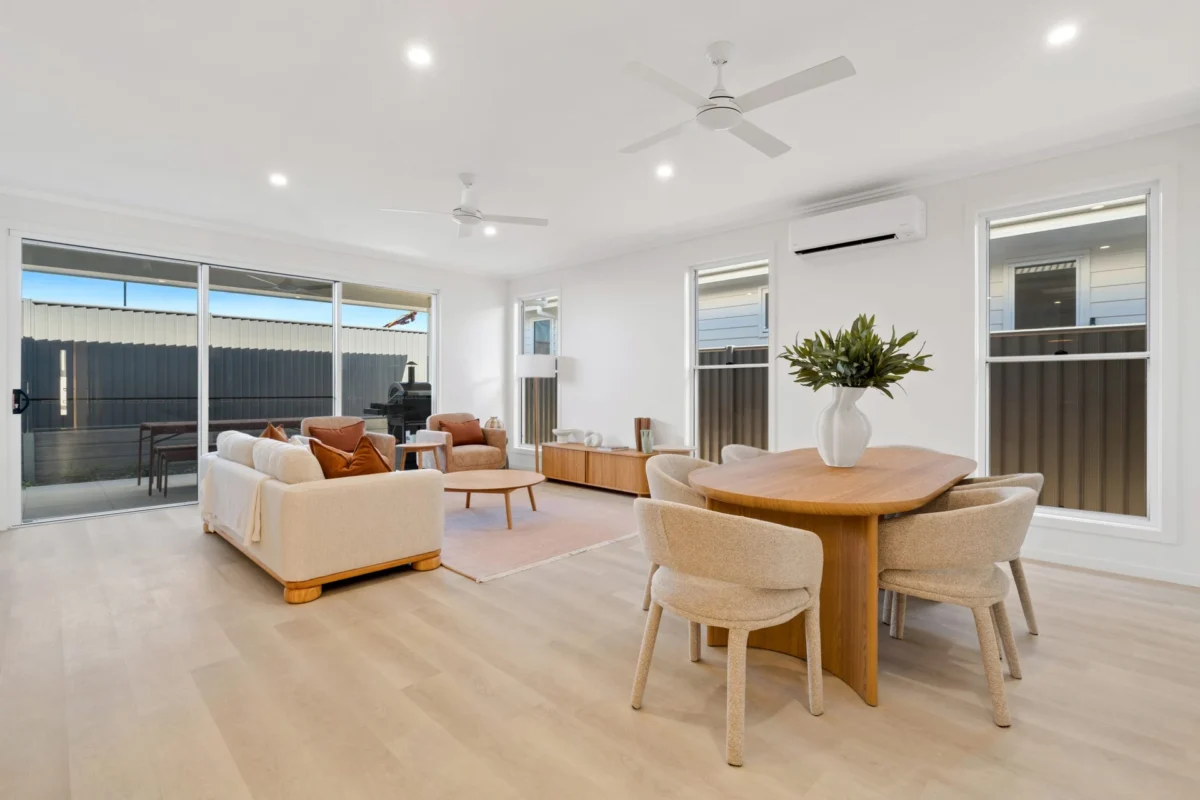 Thyme Canungra retirement living – open-plan living and dining – SR Joint Sealer